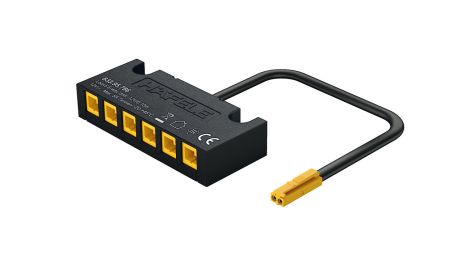 1 x Stecker, Loox5 2-pol. 12 V Loox5 6-fach Verteiler 12V/0,10m