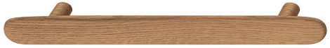 224 x 28 mm Griff Eiche natur lackiert 224x28mm