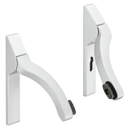 Hebelgarnitur, Edelstahl oder Aluminium, BKS