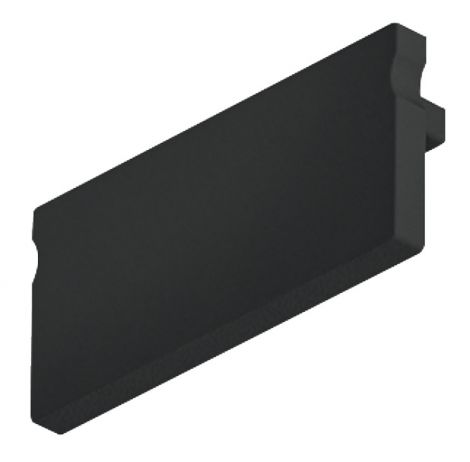 End caps black f.profile 4105