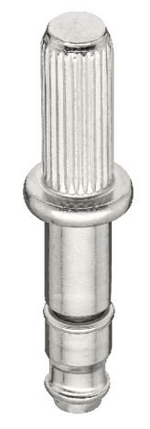 20 mm Riffelstift mit Ring 8mm
