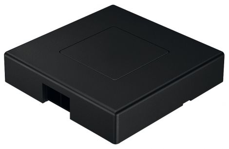 schwarz Schalter IR mod.eck./Kst.schw./40x40