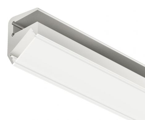 Profil: silberfarben, eloxiert Profil 5101 für 6mm Glas 2,5m alu. el.