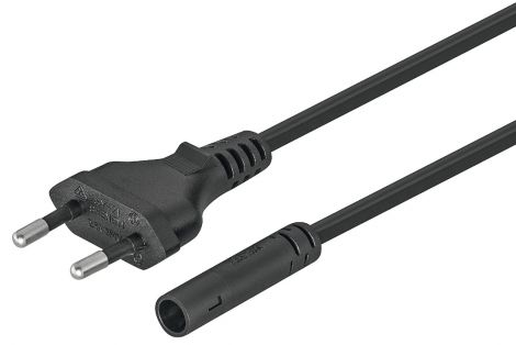 2000 mm LED1838 Stromkabel mit.nschl. 2m schwarz