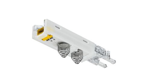 1 x Buchse, Loox5 modular mit Raster 2-pol. 12 V Loox5 Inline Dimmer 12V/60W/Kst.weiß