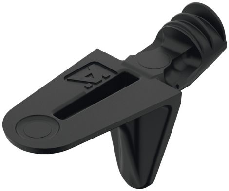 schwarz, passivated Bodentraeger Zi.schw. 5/1mm