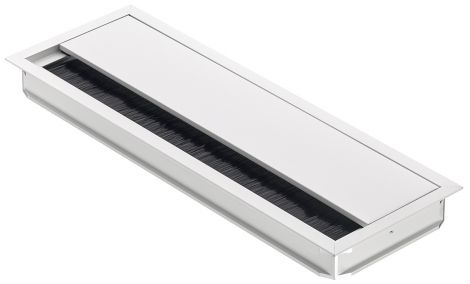312 mm Kabeldurchlass Alu.titanium 320x110mm