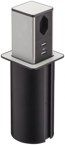 Popup black/white 1CH/2USB