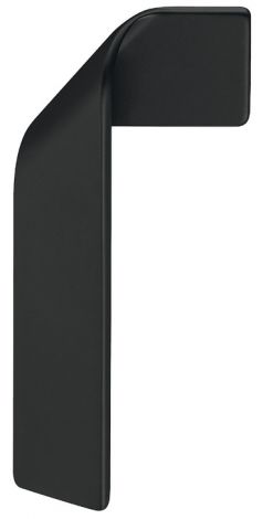 schwarz, antibakteriell, matt Griff Zi.schw.matt Hyg.100x24mm rechts