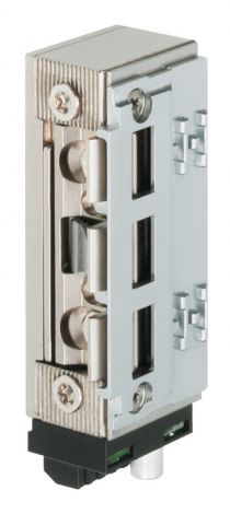 Stand-by current functionProFix radius electric strike with latchbolt guidewith adjustable and fixable FaFix latchwith diode, feedback contact and anchor contact El.Tueroeffner Profix2 DL/DR
