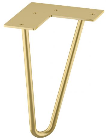 200 mm Möbelfuss St.gold 200mm