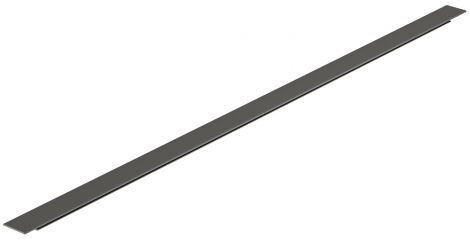 zum Aufstecken Design Blende Box Alu.grau
