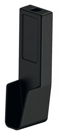 22 x 65 x 18 mm Schrankrohrlager schwarz