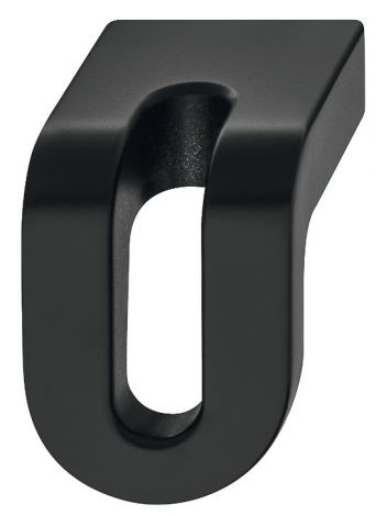 35 x 26 mm Knopf Zi.schwarz matt 35x29mm