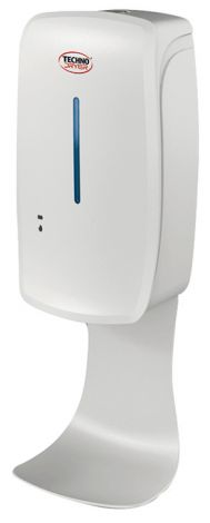 148 mm Desinfektionsspender Kst.weiss Wand