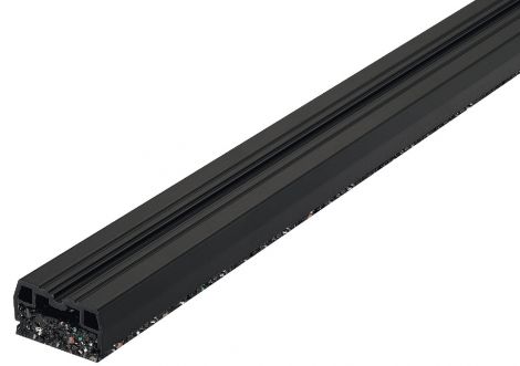 3600 x 23 x 40 mm Schiene Alu.schw. 40x23x3600mm