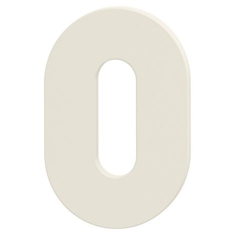 reinweiß, matt BB-Rosette PA 99 weiss