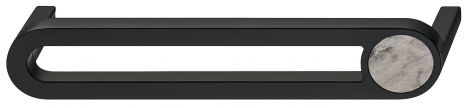 167 x 29 mm Griff Zi.schwarz matt m.Inlay 167x29mm