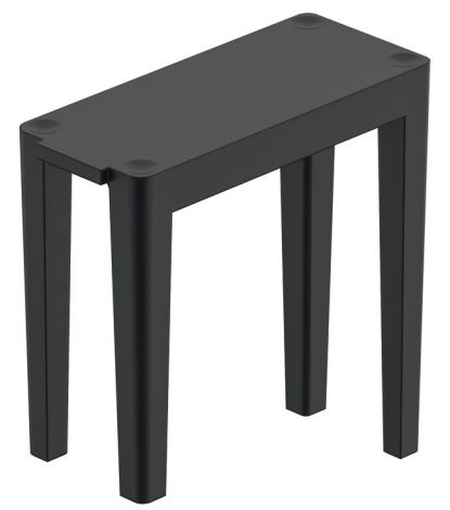 tiefschwarz, RAL 9005 Abdeckkappe Kst.schw.für Eckknoten oben