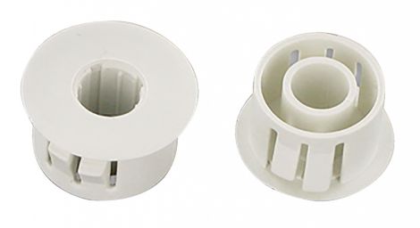 weiß Stahl-Einbauset weiss D=20mm