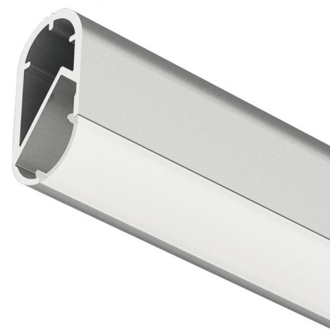 2500 mm PROFILE 5105 AL.silber.opal/2,5m