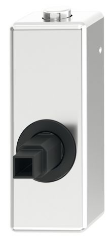 eloxiert, silberfarben Fenstergriffadapter Druckknopf Al.silb.