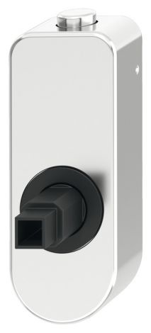 eloxiert, silberfarben Fenstergriffadapter Druckknopf Al.silb.