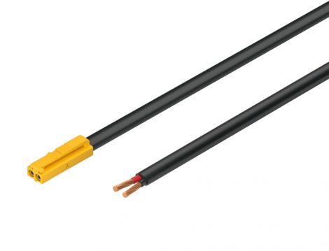 12 V Loox5 Zuleit. LED-Band male 12V/2,0m/blk