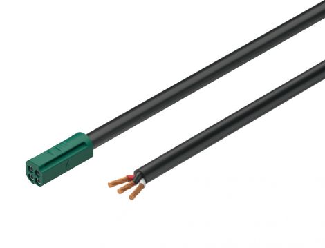24 V Loox5 Zuleit. Band MW male 24V/2,0m/blk
