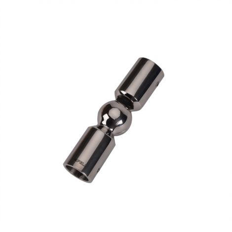 Glass connector st.st. pol.