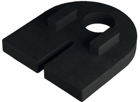 6 mm Gummi f.Glasklemme Mod.21 ESG dicke 6mm