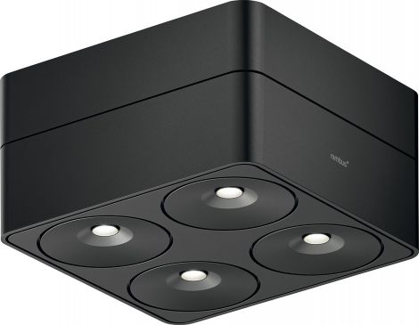 Direktmontage Q Four Connect ON-X 80° schwarz m. Konv.