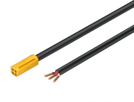 12 V Loox5 Zuleit. Band MW male 12V/2,0m/blk